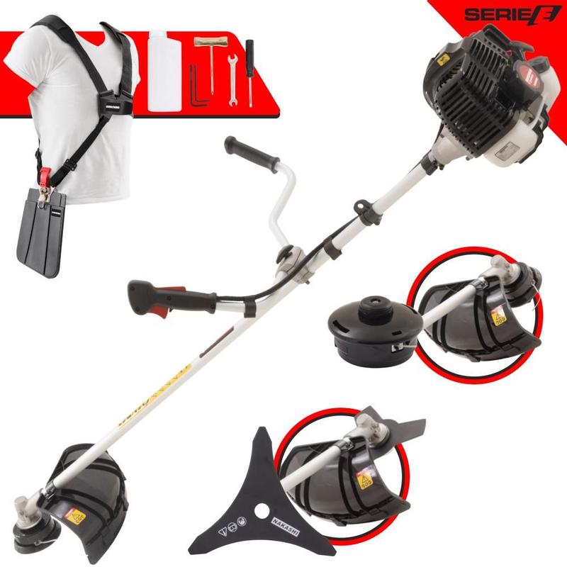 Roçadeira Kawashima KW52-LE À Gasolina 2T 52cc Lateral Com Guidão